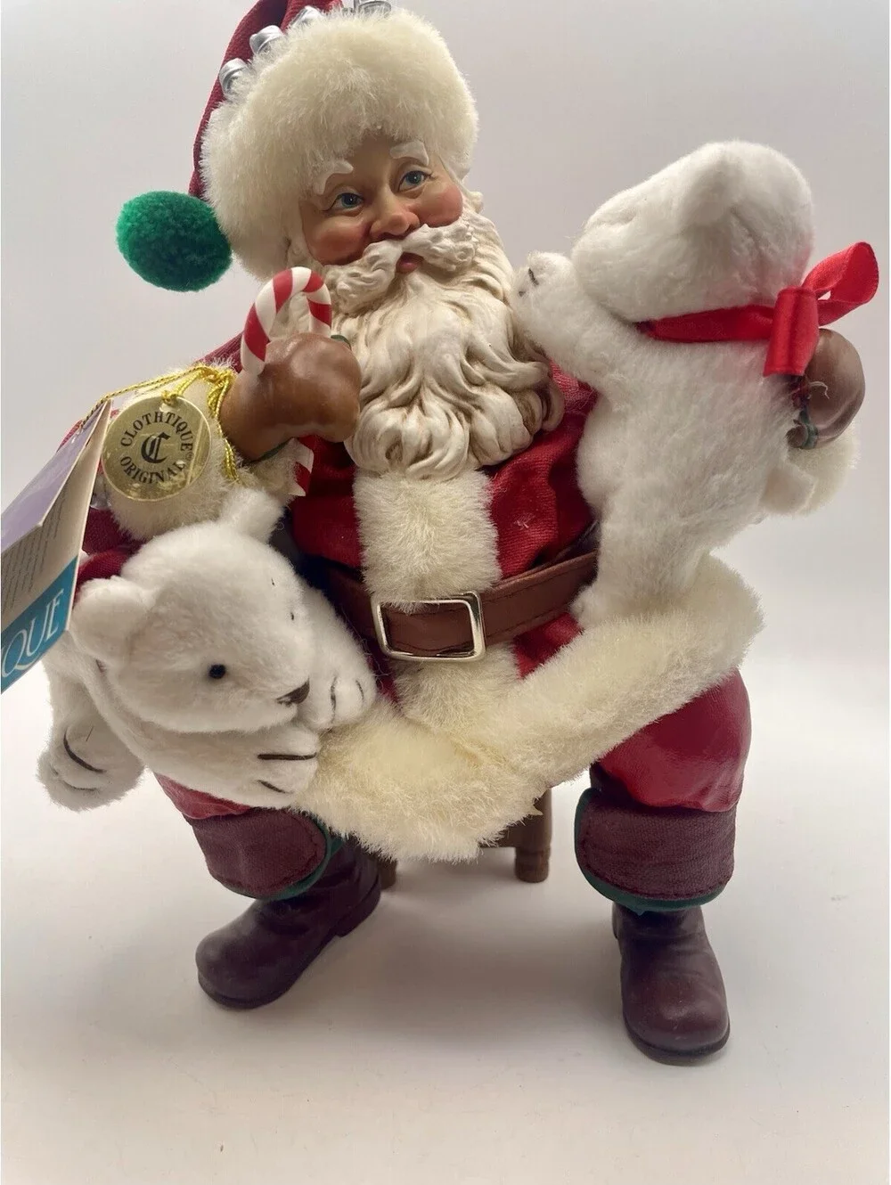 Clothtique Possible Dreams Santa Claus Unbearably Delicious #15098  Polar Bear